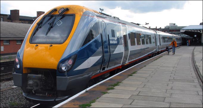 Midland Main Line train at Nottingham station Midland Main Line train at Nottingham station
