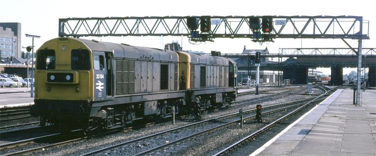 Two class 20s light engines with 20194 this end 