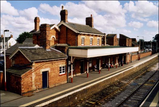 Oakham station main building in 2003