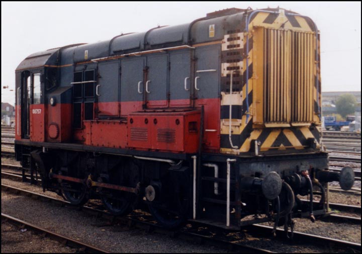 08757 at Peterborough depot near the station in 2003