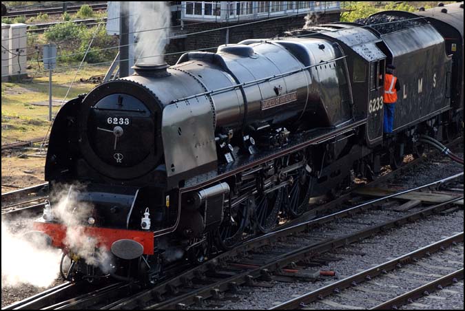 6233 at Duchess of Sutherland Peterborough in Westwood Yard on 17th May 2010