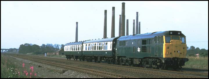 Class 31 and two mark ones at Farcet