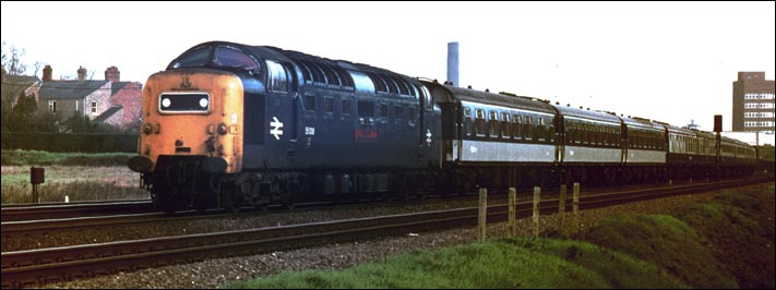 Deltic Class 55006 The Fife and Forfar Yeomanry at Fletton 