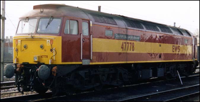 EWS Class 47778 Duke of Edinburgh's Award