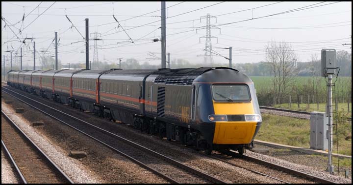 GNER HST on the ECML Werrington north of Peterborough