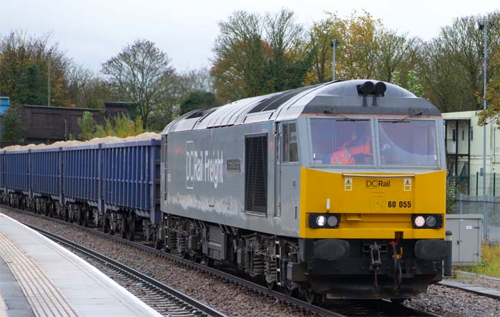 DC Rail class 60 055 at Peterborough 