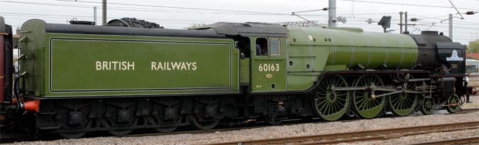 A1 4-6-2 number 60163 Tornado platform 4 at Peterborough