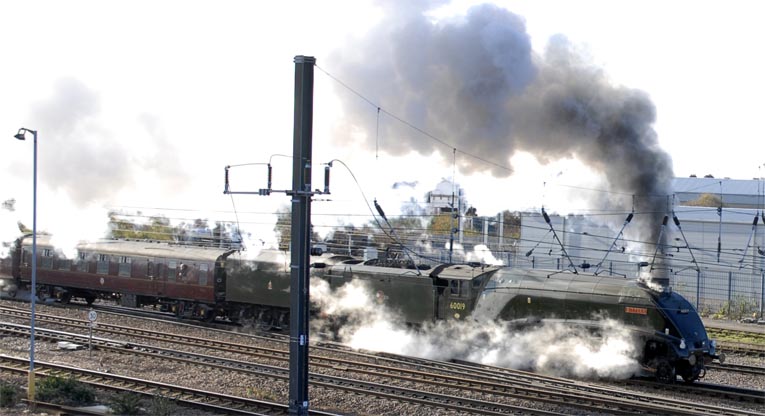 LNER class A4 4-6-2 number 60019 Bittern and its twin tenders 