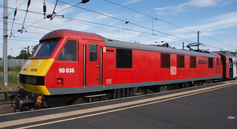 DB class 90 036 'DriverJack Mills' 