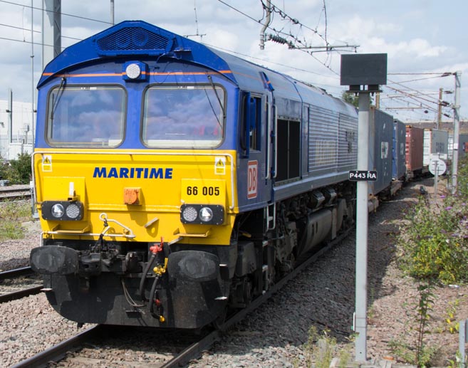  DB class 66 005 Maritime Intermodal One 