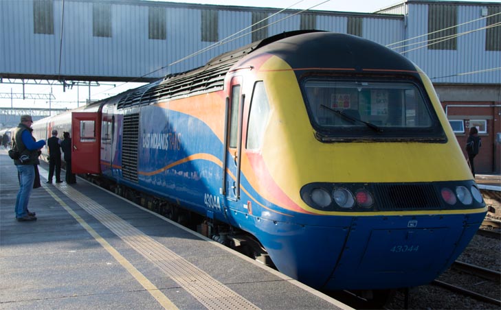 East Midland trains HST power car 43044