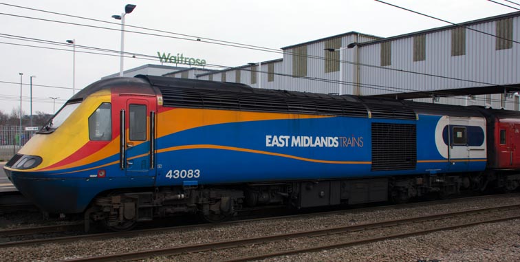 East Midland trains HST power car 43083 