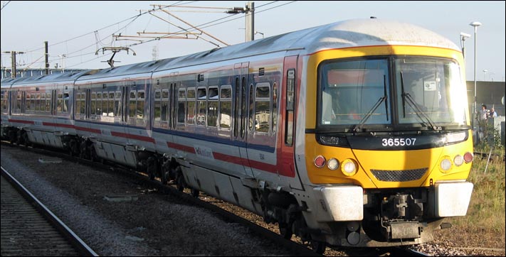First Capital Connect class 365507 comes into platform 2 ECS to London First Capital Connect class 365507 comes into platform 2 ECS to London