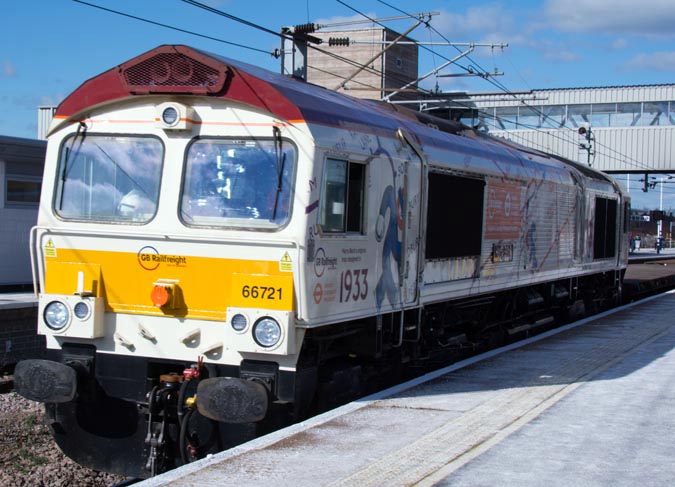 GBRf class 66721 'Harry Beck' 