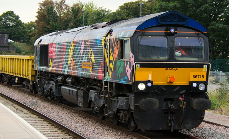 GBRf class 66718 'Sir Peter Hendy CBE' 