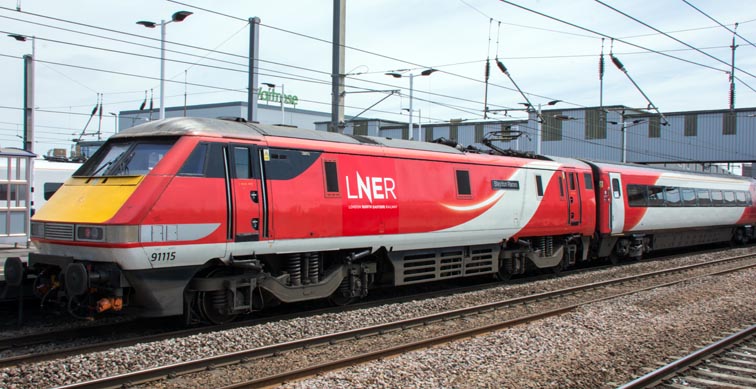 LNER class 91103 'Braydon Races' 
