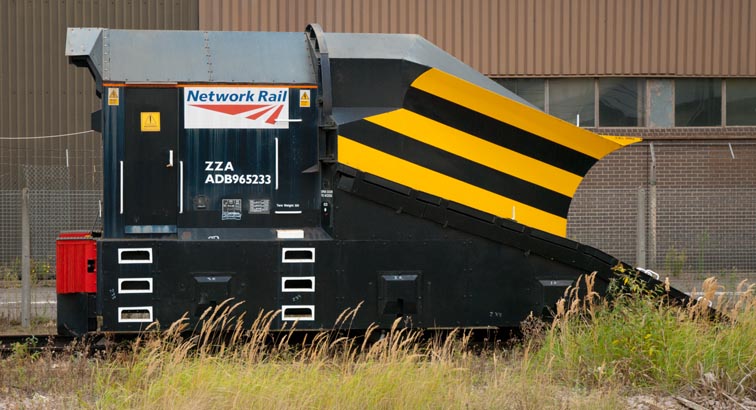 Network Rail ZZA ADB965233 snow plough 