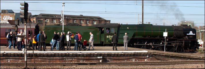 Tornado in platform 5 at Peterborough 