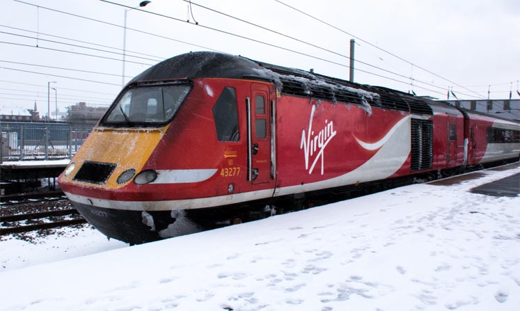 Virgin East Coast  HST power car 43277 