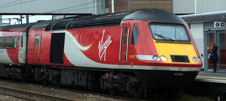 Virgin East Coast HST power car 43305 