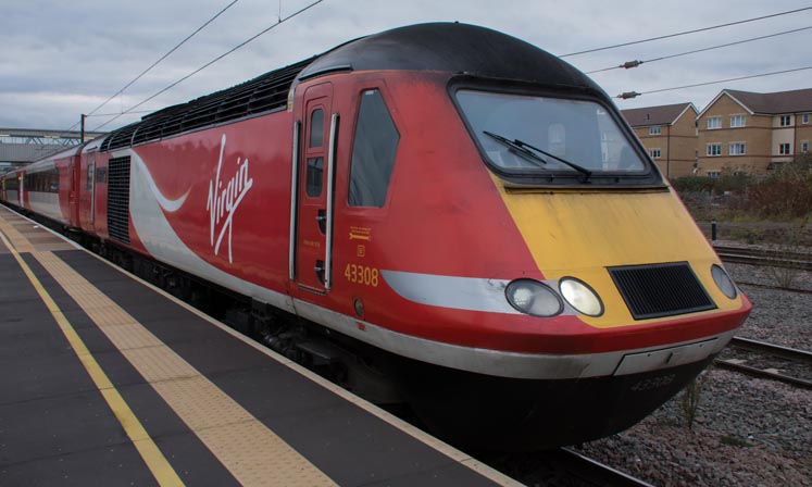 Virgin East Coast HST power car 43308 