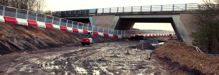 Hurn Road use to go under the A15 dual carriage way road bridge