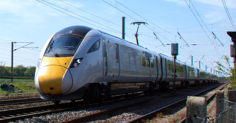 Azuma on test on the up fast at Werrington on the ECML 