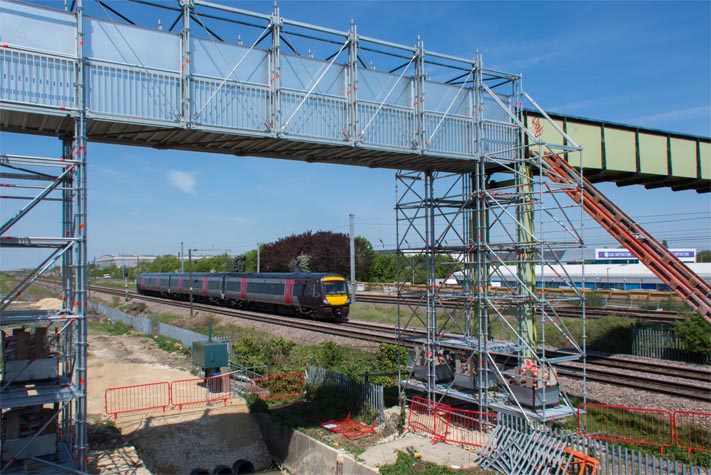 Cross Country class 170 on the Stamford line on the 13th May 2019