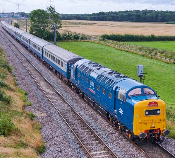 Deltic at Hurn road Werrington