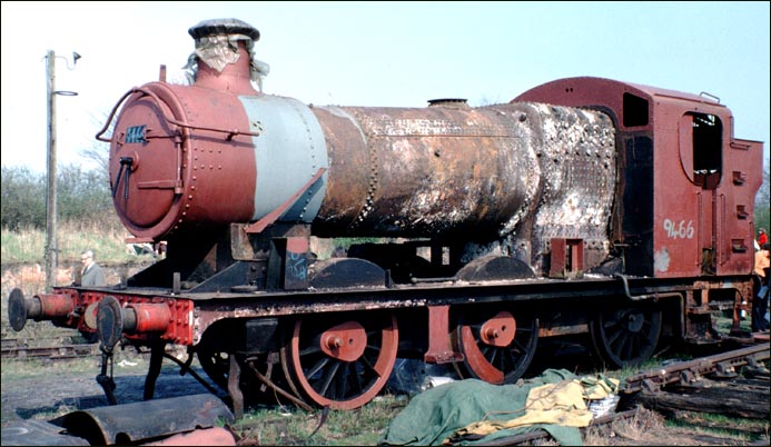 GWR class 94xx 0-6-0ST number 9466 at Quainton. 
