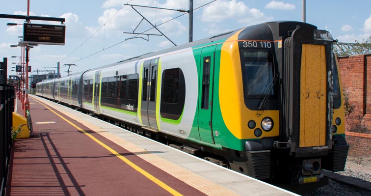 London Midland class 350 240 