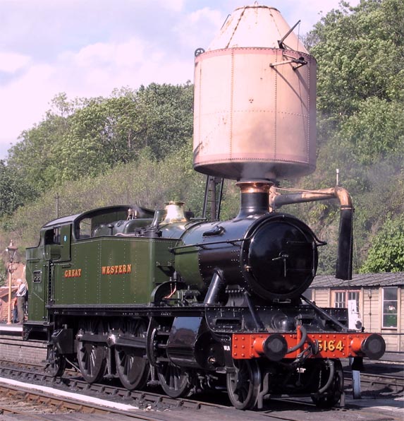 2-6-2T 5164 at  Bewdley 