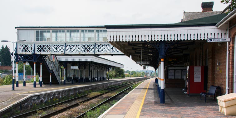 Sleaford station in 2014 