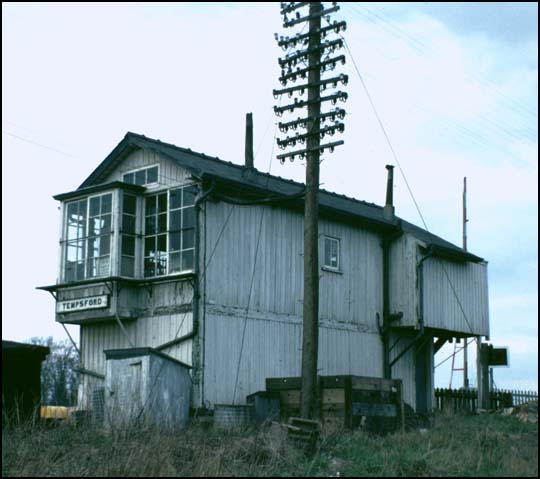 Rear of Temsford signal box