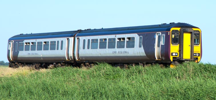 EMT Regional class 156405 in the new colours 