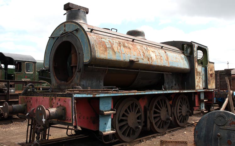 This class 0-6-0ST was at the Keithley and Worth Valley Railway 