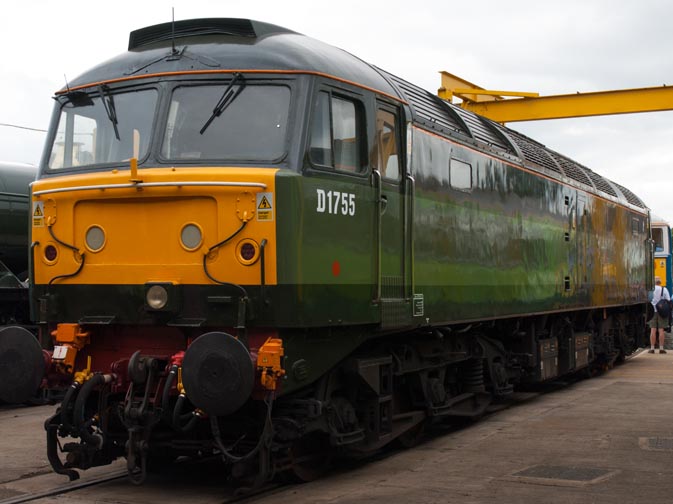 Class 47 D 1755 at the Tyseley Open Day in 2008 