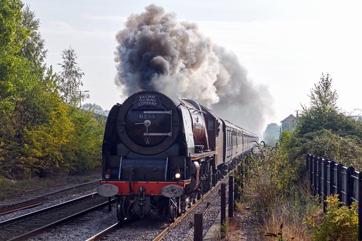 Duchess of Sutherland no.6223 at Wittlesea station on Saturday 3rd of September in 2022.