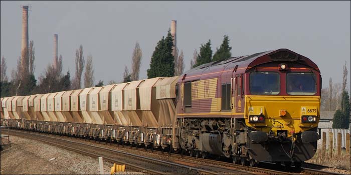 DB Schenker Rail class 66175 on Saturday 21st March 2009