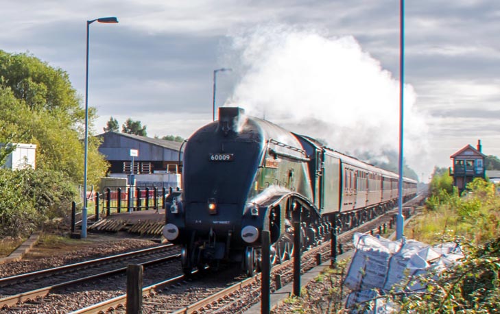 A4 60009  at Whittlesea Station in 2017