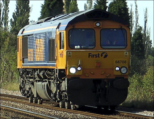 First GBRf class 66708 light engine