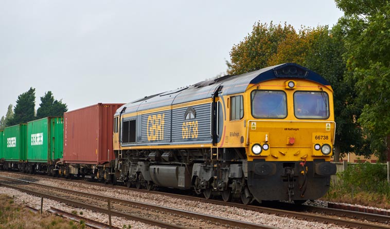 GBRf class 66738 'Huddersfield Town' 