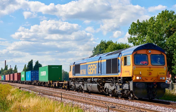 GBRf class 66766 at Whittlesea 