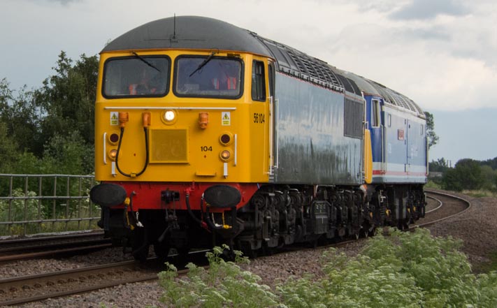Class 56401 and class 47506 