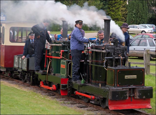 Chaloner and  Taffy at Wicksteed Park in 2007