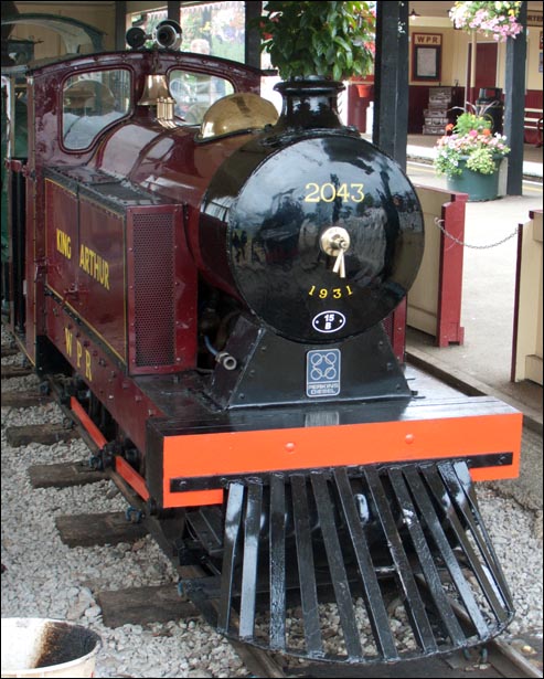  King Arthur on display at Wickstead Park