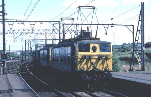 A Pair of class 76s at Penistone station on a freight