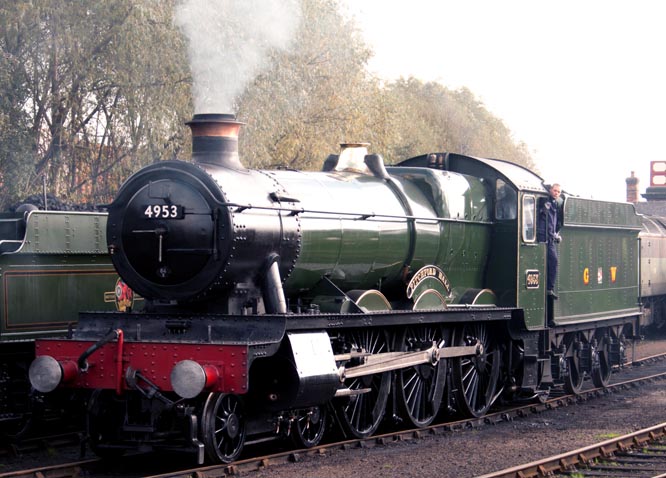 GWR Hall class no.4953 Pitchford Hall  GWR Hall class no.4953 Pitchford Hall