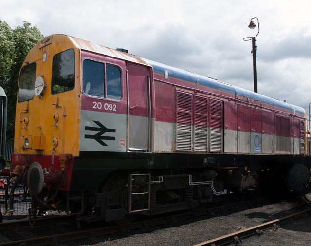 class 20092 at Barrow Hill 