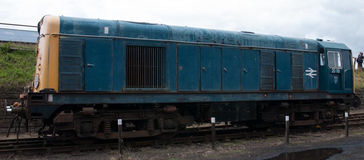 Class 20119 at Barrow Hill 